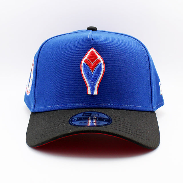 ニューエラ キャップ 9FORTY スナップバック アトランタ ブレーブス MLB 1972 ALL STAR GAME A-FRAME SNAPBACK CAP BLUE BLACK