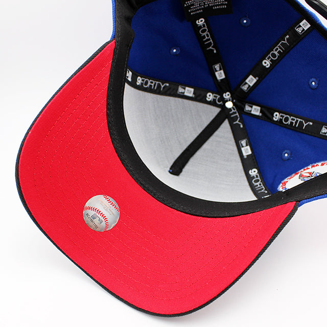 ニューエラ キャップ 9FORTY スナップバック アトランタ ブレーブス MLB 1972 ALL STAR GAME A-FRAME SNAPBACK CAP BLUE BLACK