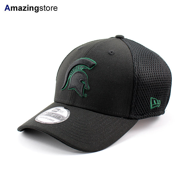 ニューエラ キャップ 39THIRTY ミシガンステイト スパルタンズ NCAA NEO FLEX FIT CAP BLACK