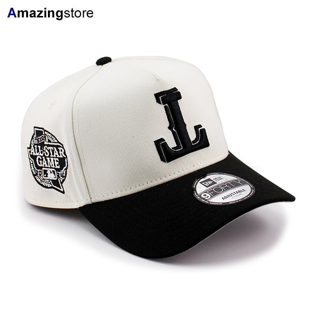 ニューエラ キャップ 9FORTY スナップバック テキサス レンジャーズ MLB UPSIDE 2024 ALL STAR GAME A-FRAME SNAPBACK CAP CREAM BLACK