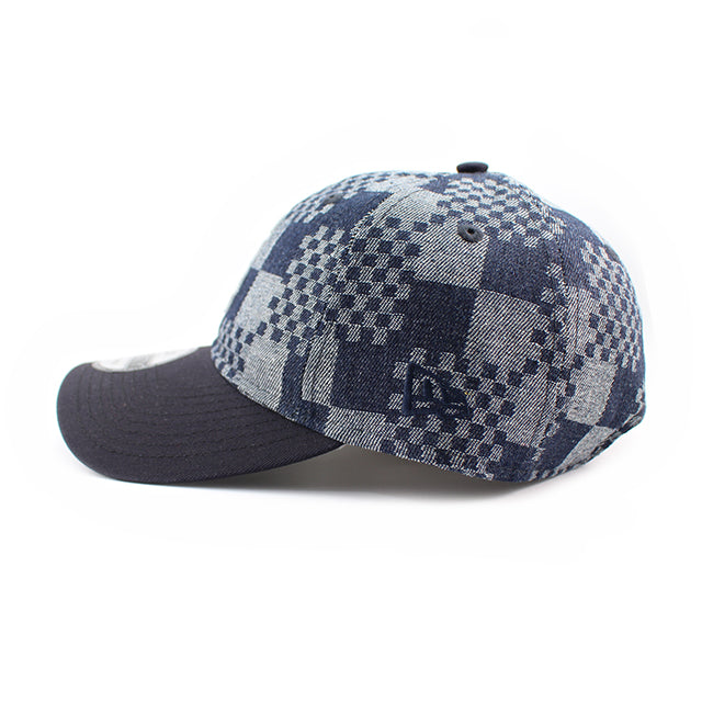 ニューエラ キャップ 9TWENTY ストラップバック ブルックリン ドジャース MLB PATCH DENIM NAVY PATTERN COOPERSTOWN STRAPBACK CAP