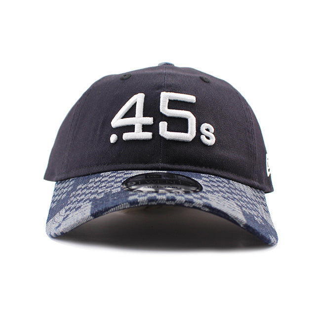 ニューエラ キャップ 9TWENTY ストラップバック ヒューストン コルツ MLB PATCH DENIM NAVY PATTERN COOPERSTOWN STRAPBACK CAP