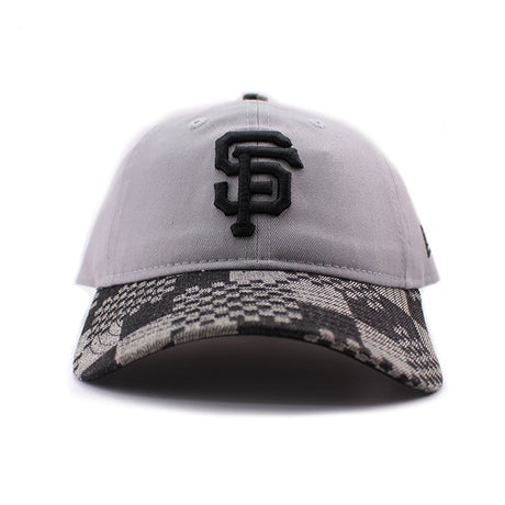 ニューエラ キャップ 9TWENTY ストラップバック サンフランシスコ ジャイアンツ MLB PATCH DENIM GRAY PATTERNSTRAPBACK CAP