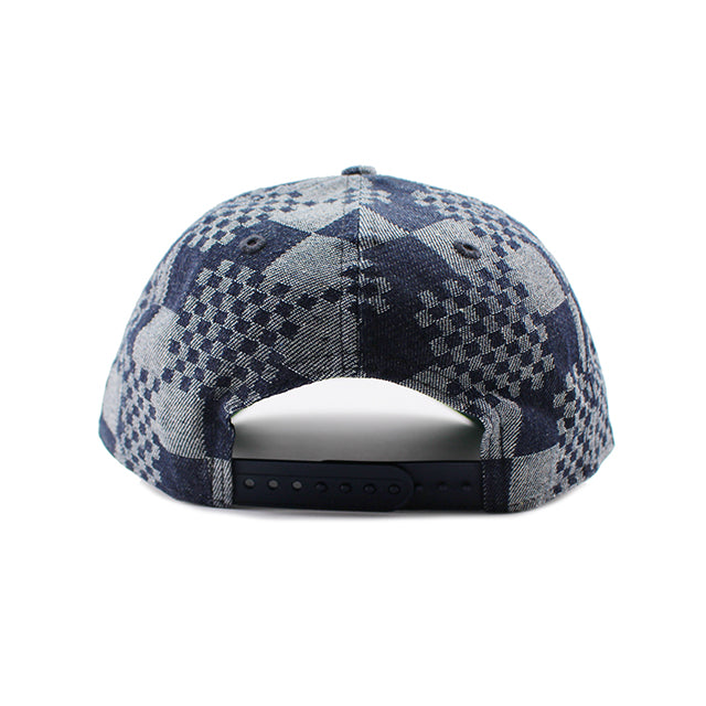 ニューエラ キャップ 9FORTY ニューヨーク メッツ MLB A-FRAME DENIM NAVY PATTERN SNAPBACK CAP
