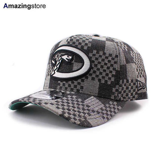 ニューエラ キャップ 9FORTY アリゾナ ダイヤモンドバックス MLB A-FRAME DENIM BLACK PATTERN SNAPBACK CAP