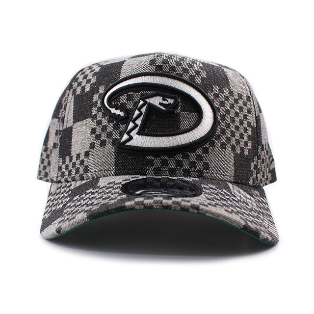 ニューエラ キャップ 9FORTY アリゾナ ダイヤモンドバックス MLB A-FRAME DENIM BLACK PATTERN SNAPBACK CAP