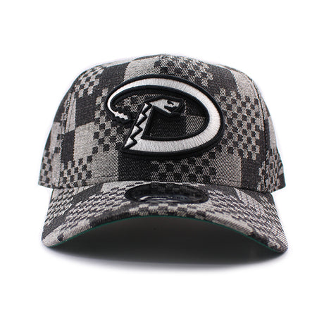 ニューエラ キャップ 9FORTY アリゾナ ダイヤモンドバックス MLB A-FRAME DENIM BLACK PATTERN SNAPBACK CAP