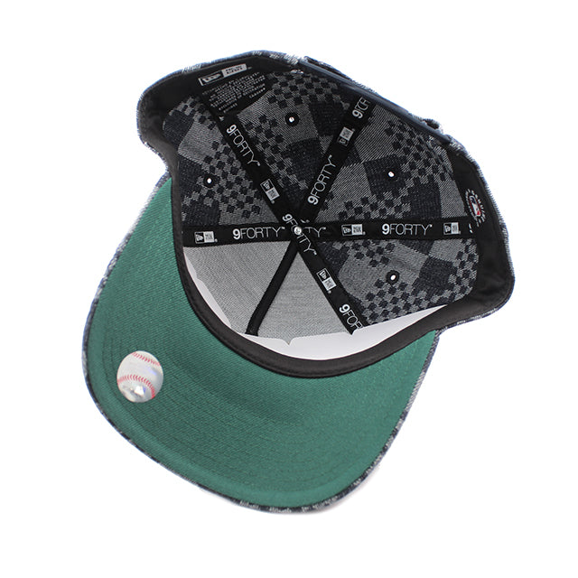 ニューエラ キャップ 9FORTY アリゾナ ダイヤモンドバックス MLB A-FRAME DENIM BLACK PATTERN SNAPBACK CAP