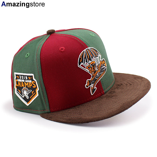 ニューエラ キャップ 59FIFTY ファイエットビル ウッドペッカーズ MiLB MONSTER PACK FITTED CAP CILANTRO CARDINAL