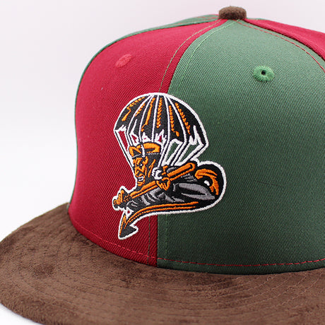 ニューエラ キャップ 59FIFTY ファイエットビル ウッドペッカーズ MiLB MONSTER PACK FITTED CAP CILANTRO CARDINAL