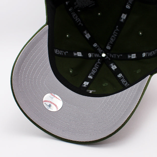 ニューエラ キャップ 9FORTY ロサンゼルス ドジャース MLB TEAM ADJUSTABLE CAP RIFLE GREEN