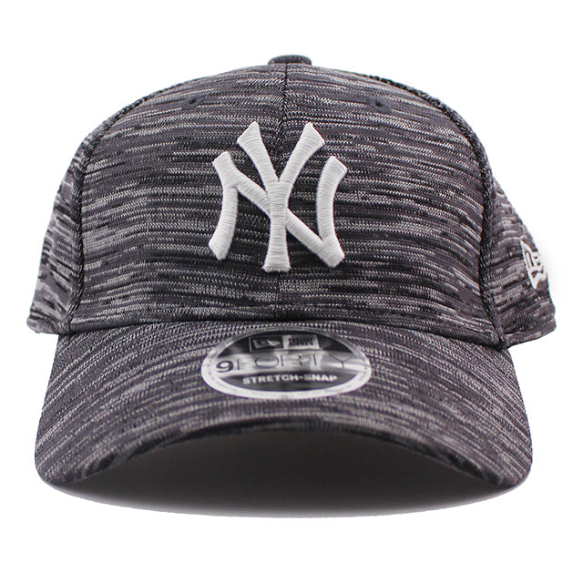 ニューエラ キャップ 9FORTY ニューヨーク ヤンキース MLB DIGI-TECH STRETCH SNAPBACK CAP HEATHER GRAY