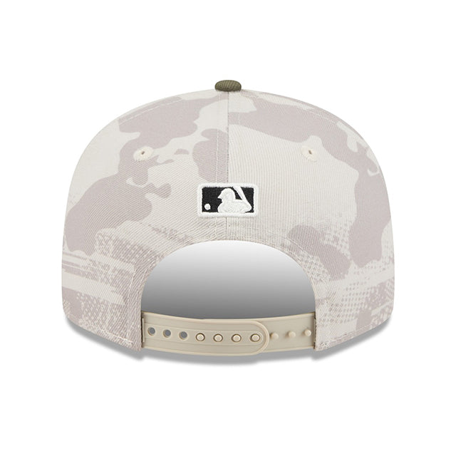 ニューエラ キャップ SPRIT PANEL 9FIFTY ロサンゼルス ドジャース 2025 MLB ARMED FORCES SNAPBACK CAP LT BEIGE OLIVE