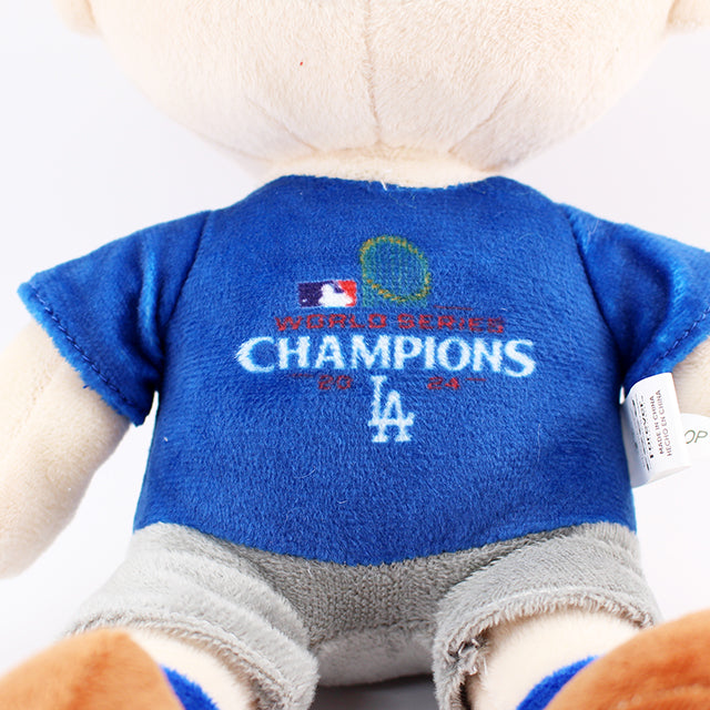 FOCO PEANUTS CHARLIE BROWN MLB LOS ANGELES DODGERS WORLD SERIES CHAMPIONS 10 INCH PLUSH