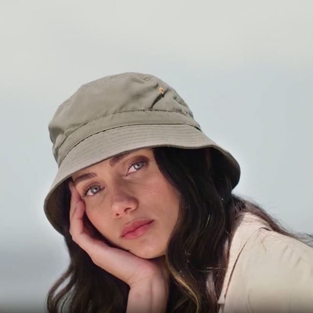 ビーチフィールド RECYCLED POLYESTER BUCKET HAT BLACK