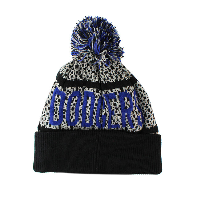 47ブランド ニット ビーニー ロサンゼルス ドジャース MLB BEDROCK KNIT BEANIE BLACK-GREY