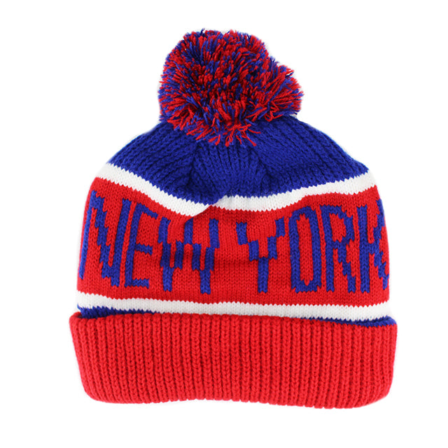 47ブランド ニットキャップ ビーニー ニューヨーク ジャイアンツ NFL THE CALGARY POM KNIT BEANIE RED