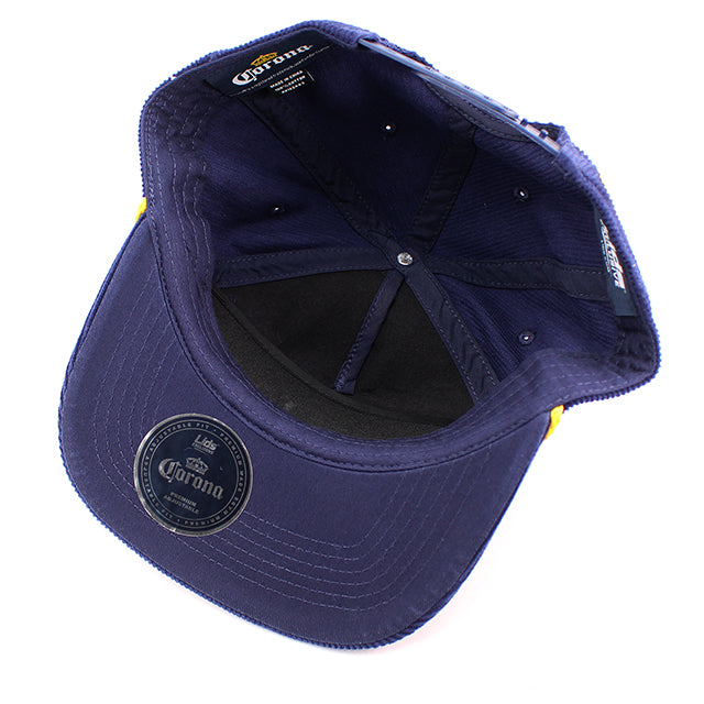 コロナビール スナップバック CORONA CORDUROY ROPE GOLF SNAPBACK CAP NAVY