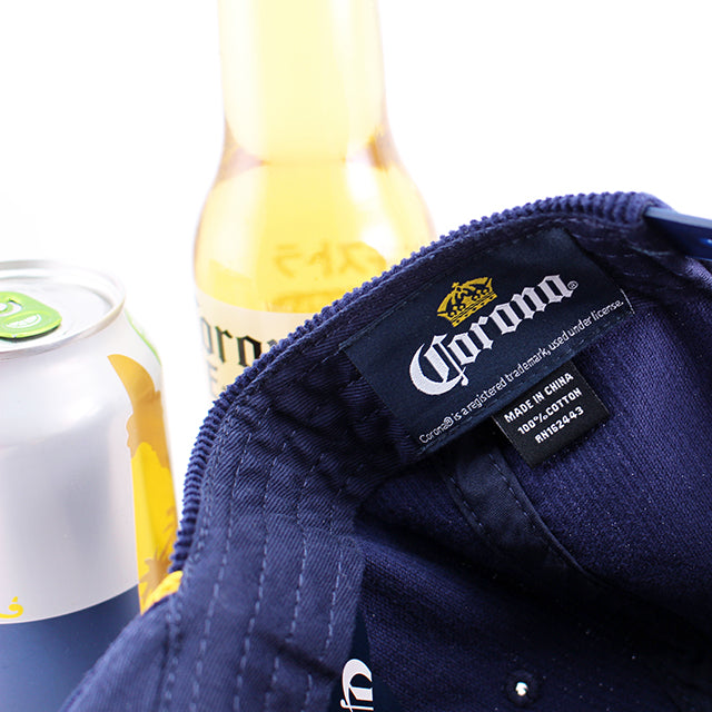 コロナビール スナップバック CORONA CORDUROY ROPE GOLF SNAPBACK CAP NAVY