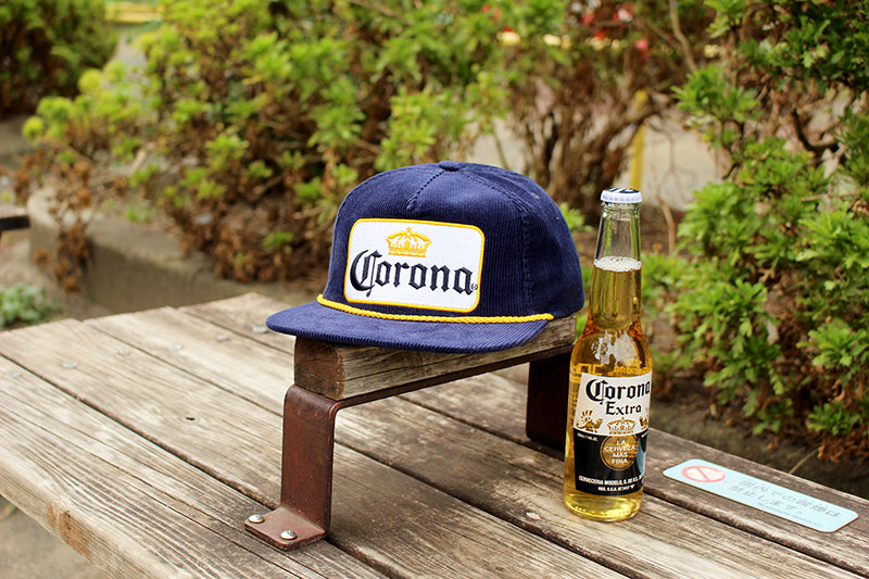 コロナビール スナップバック CORONA CORDUROY ROPE GOLF SNAPBACK CAP NAVY