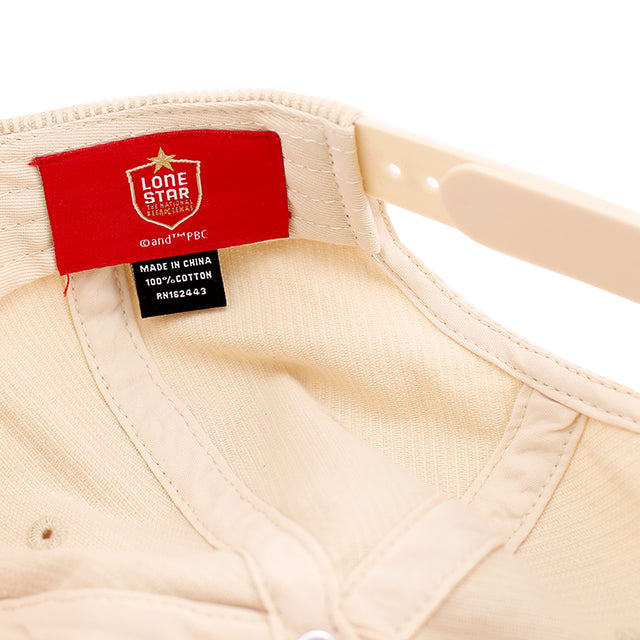 ローンスタービール スナップバック LONE STAR CORDUROY ROPE GOLF SNAPBACK CAP CREAM NAVY