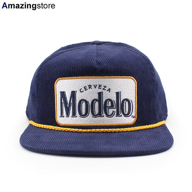モデロビール スナップバック MODELO CORDUROY ROPE GOLF SNAPBACK CAP NAVY