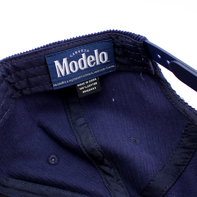 モデロビール スナップバック MODELO CORDUROY ROPE GOLF SNAPBACK CAP NAVY