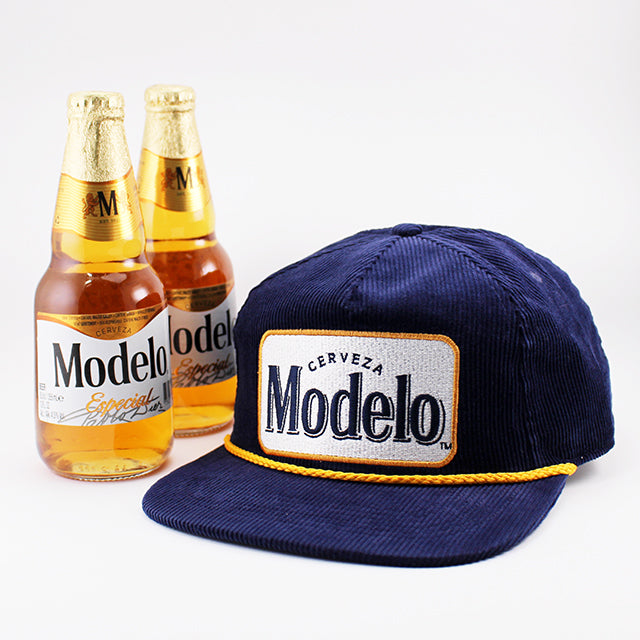 モデロビール スナップバック MODELO CORDUROY ROPE GOLF SNAPBACK CAP NAVY