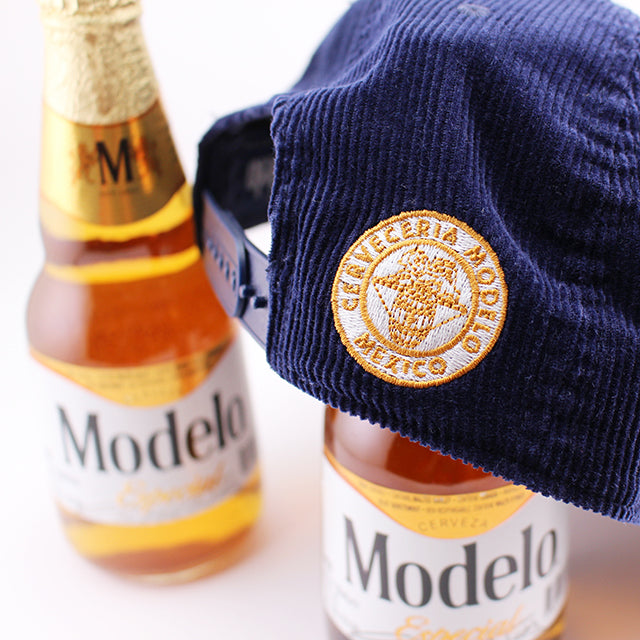 モデロビール スナップバック MODELO CORDUROY ROPE GOLF SNAPBACK CAP NAVY