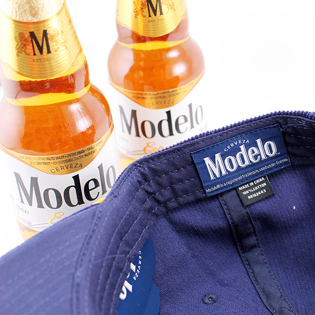 モデロビール スナップバック MODELO CORDUROY ROPE GOLF SNAPBACK CAP NAVY
