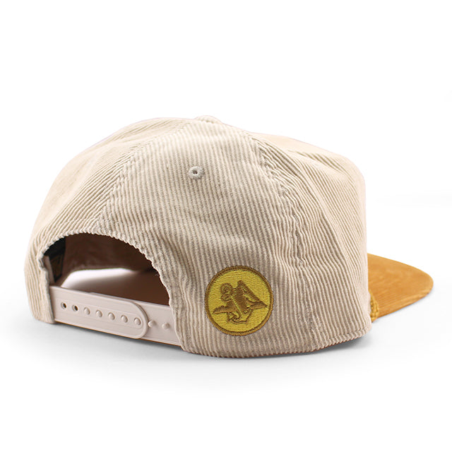 パシフィコビール スナップバック PACIFICO CORDUROY ROPE GOLF SNAPBACK CAP CREAM TAN