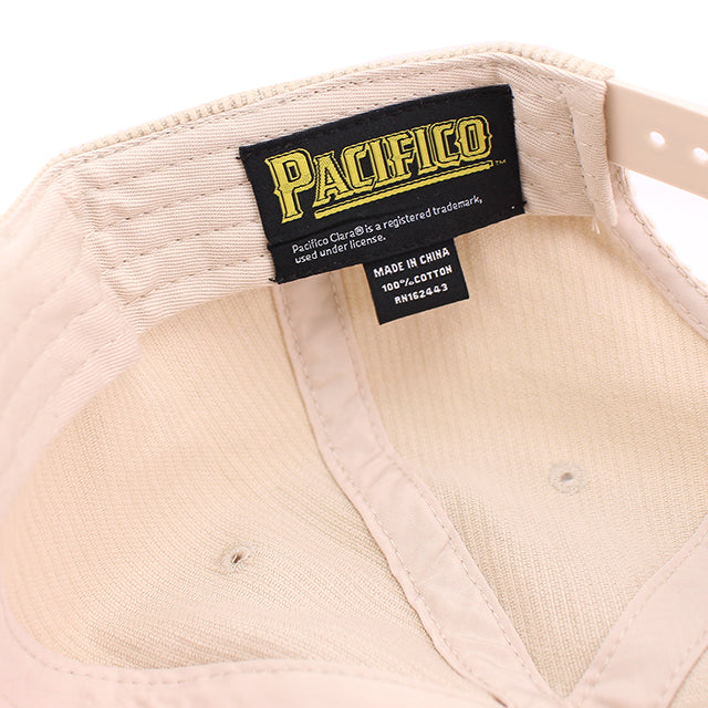 パシフィコビール スナップバック PACIFICO CORDUROY ROPE GOLF SNAPBACK CAP CREAM TAN