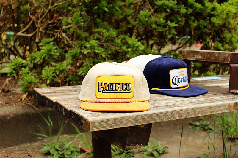 パシフィコビール スナップバック PACIFICO CORDUROY ROPE GOLF SNAPBACK CAP CREAM TAN
