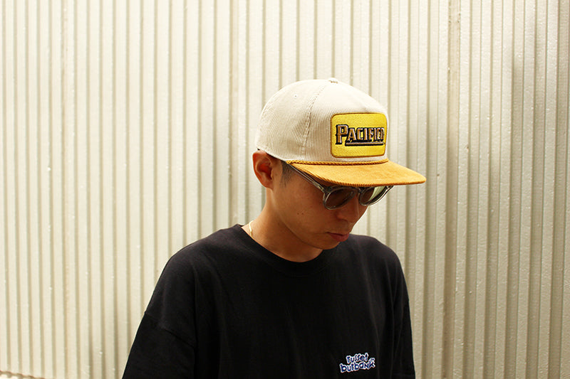パシフィコビール スナップバック PACIFICO CORDUROY ROPE GOLF SNAPBACK CAP CREAM TAN