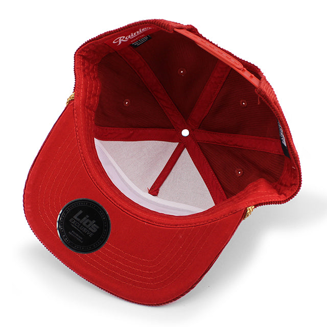 レーニアビール スナップバック RAINIER CORDUROY ROPE GOLF SNAPBACK CAP RED
