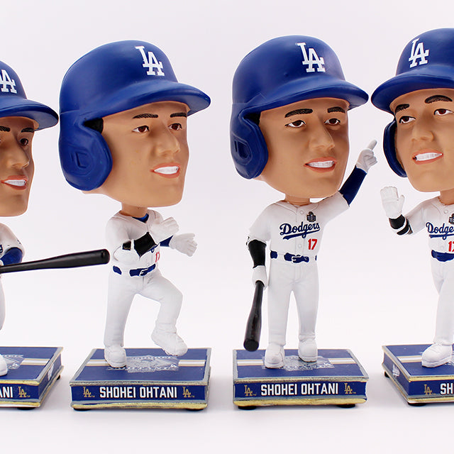 4体セット 大谷翔平2024ワールドシリーズチャンピオンモデル FOCO ロサンゼルス ドジャース MLB 約11cm 4.5INCH 4PACK MINI BIGHEADS SET