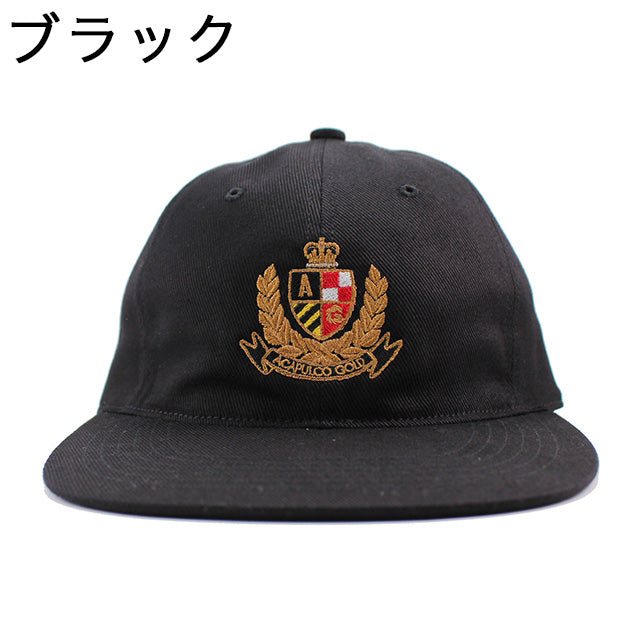 アカプルコ ゴールド ストラップバック キャップ【CREST 6-PANEL CAP】 ACAPULCO GOLD