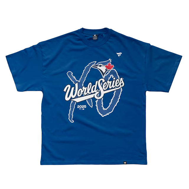 トロント ブルージェイズ × ザ ウィークエンド 海外取寄 Tシャツ 2025 WORLD SERIES LEGACY T-SHIRT ROYAL BLUE