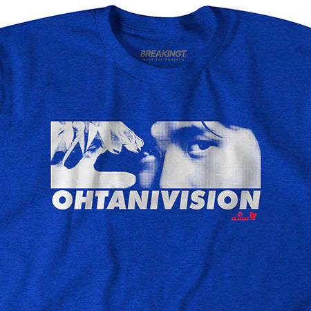 大谷翔平モデル 海外取寄 OHTANI VISION T-SHIRT ROYAL BLUE