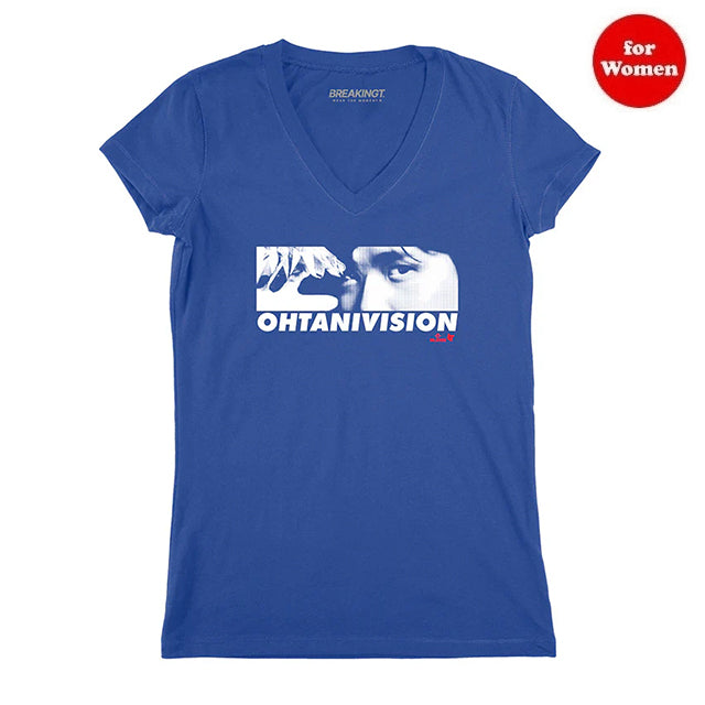大谷翔平モデル 海外取寄 女性用 Tシャツ OHTANI VISION T-SHIRT ROYAL BLUE