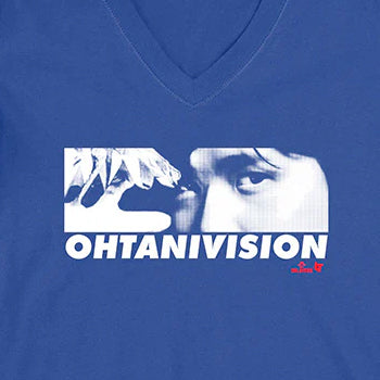 大谷翔平モデル 海外取寄 女性用 Tシャツ OHTANI VISION T-SHIRT ROYAL BLUE