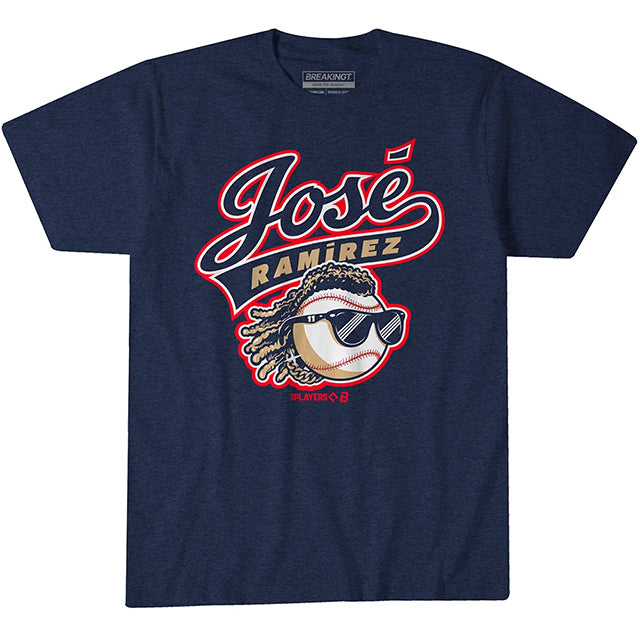 ホセ ラミレスモデル 海外取寄 クリーブランド ガーディアンズ Tシャツ WILD THING T-SHIRT NAVY