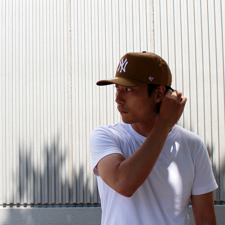 47ブランド MLB カーハート ニューヨーク ヤンキース CARHARTT 47BRAND HITCH SNAPBACK CAP BROWN
