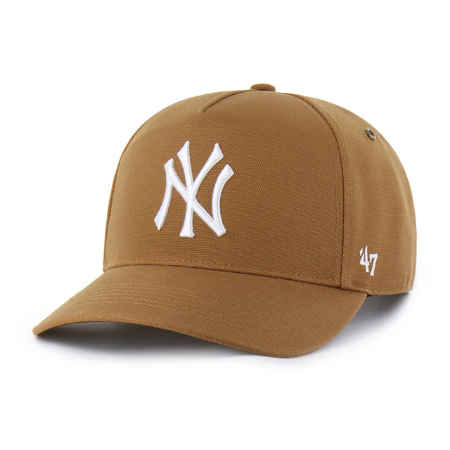 47ブランド MLB カーハート ニューヨーク ヤンキース CARHARTT 47BRAND HITCH SNAPBACK CAP BROWN