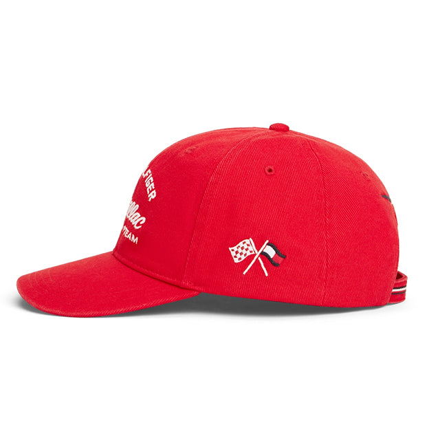 海外取寄 トミーヒルフィガー キャップ キャデラック F1チーム COLLAB LOGO ADJUSTABLE CAP RED