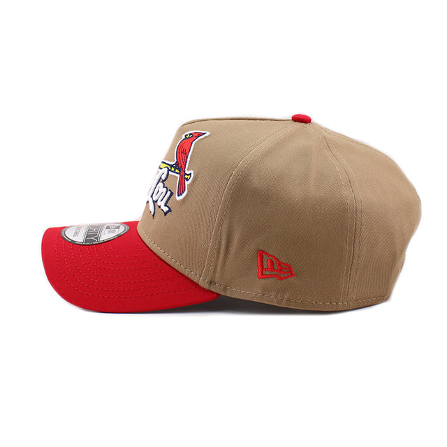 シティコネクト ニューエラ キャップ 9FORTY スナップバック セントルイス カージナルス MLB CITY CONNECT A-FRAME ALT SNAPBACK CAP KHAKI