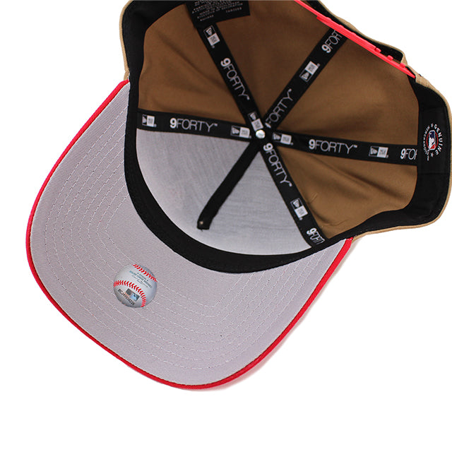 シティコネクト ニューエラ キャップ 9FORTY スナップバック セントルイス カージナルス MLB CITY CONNECT A-FRAME ALT SNAPBACK CAP KHAKI