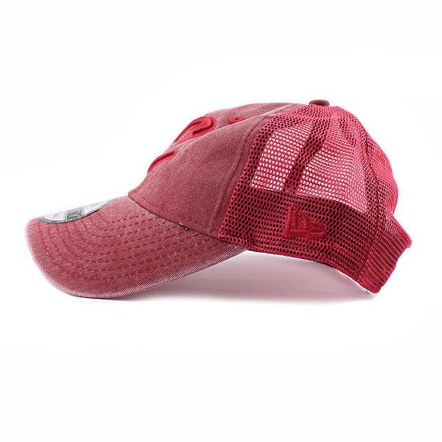 ニューエラ 9TWENTY メッシュキャップ クリーブランド キャバリアーズ NBA TONAL-WASHED TRUCKER MESH CAP BURGUNDY