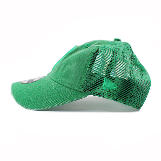 ニューエラ 9TWENTY メッシュキャップ ボストン セルティックス NBA TONAL-WASHED TRUCKER MESH CAP GREEN