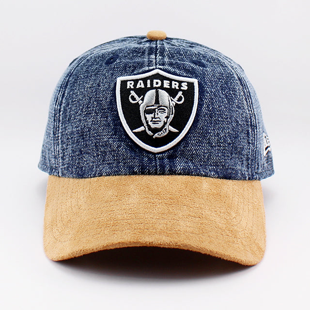 ニューエラ キャップ カジュアルクラシック ラスベガス レイダース NFL CASUAL CLASSIC STRAPBACK CAP WASHED DENIM
